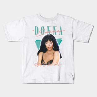 Donna Summer / Retro Style Fan Art Design Kids T-Shirt